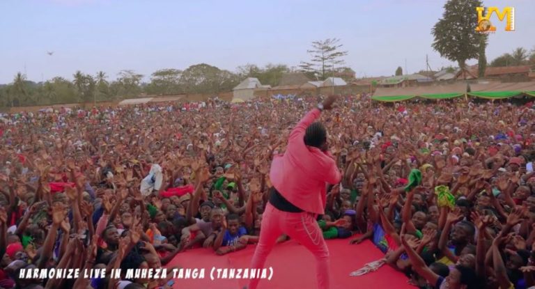 Watch Video | Harmonize Live Performance in Muheza Tanga